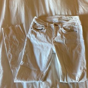 Rag and Bone white Dre Capri